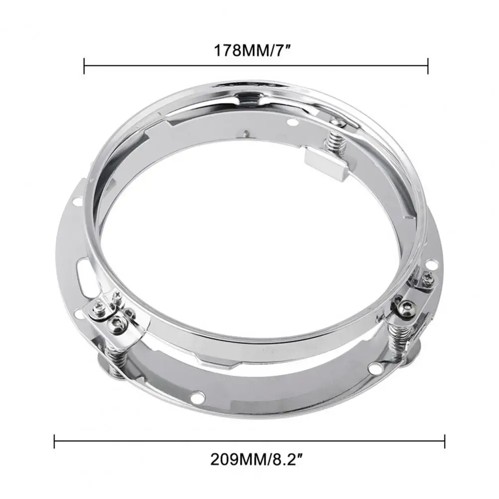 

Motorcycle 7 Inch Round Headlight Mounting Bracket Holder Motorbike Accessories Headlight Mounting Bracket Aluminum Alloy