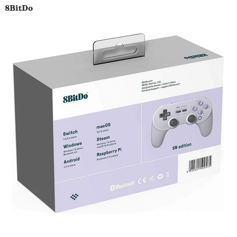 WUIYBN 8Bitdo Sn30 Pro+ геймпад беспроводной джойстик Bluetooth игровой контроллер для nintendo Switch PC macOS Android