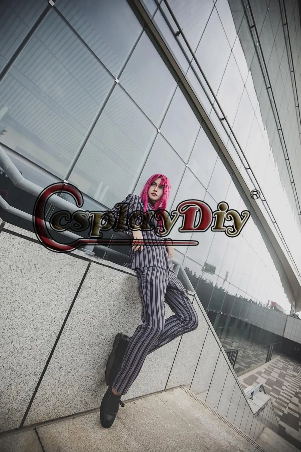 Косплэй diy JoJo невероятное приключение алмаз ломкий Косплэй Diavolo взрослый костюм Для мужчин полный костюм изготовленный на заказ костюм для Хэллоуина