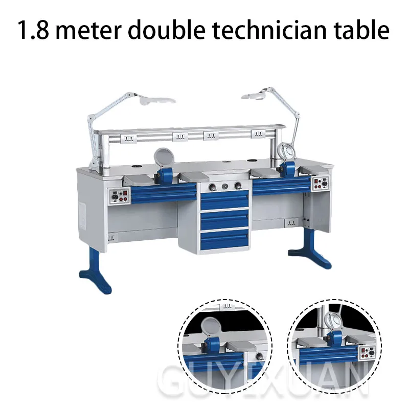 Dental technology table Single Teaching Workbench denture processing plant operating With vacuum cleaner | Инструменты