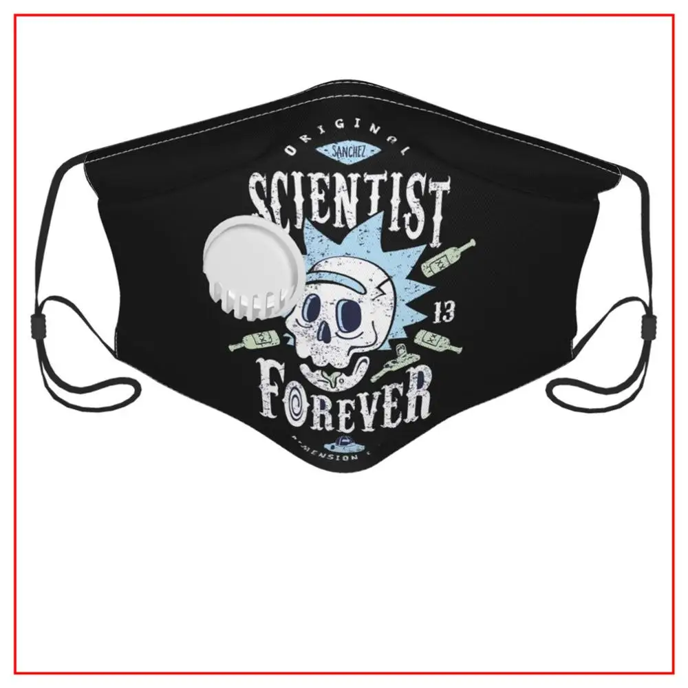 

Kids Men Women Face Mask SCIENTIST FOREVER SKULL Reusable Training Tokyo Ghoul Bike Facemasks Reusable Washable Washable