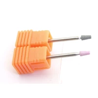 new 1pcs corundum nail drill bits 332 rotary ceramic stone burr cutters for manicure nails accessories tool