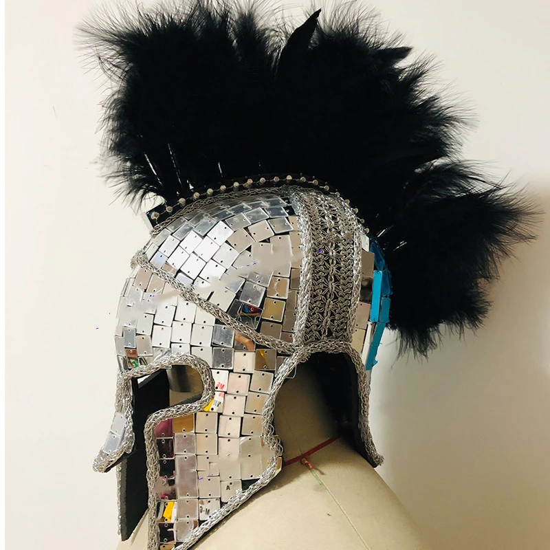 Костюм для косплея Древний Римский Воин зеркальная одежда представлений ночного