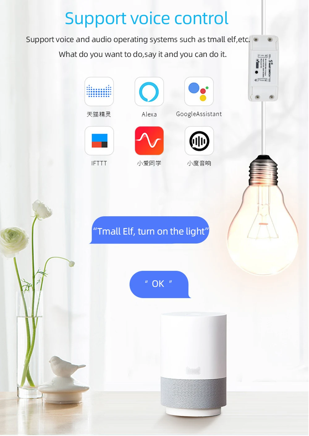 Tuya базовый Wifi умный переключатель таймер беспроводной пульт Domotica интеллектуальное реле для домашней автоматизации модуль контроллера для Alexa Google Home