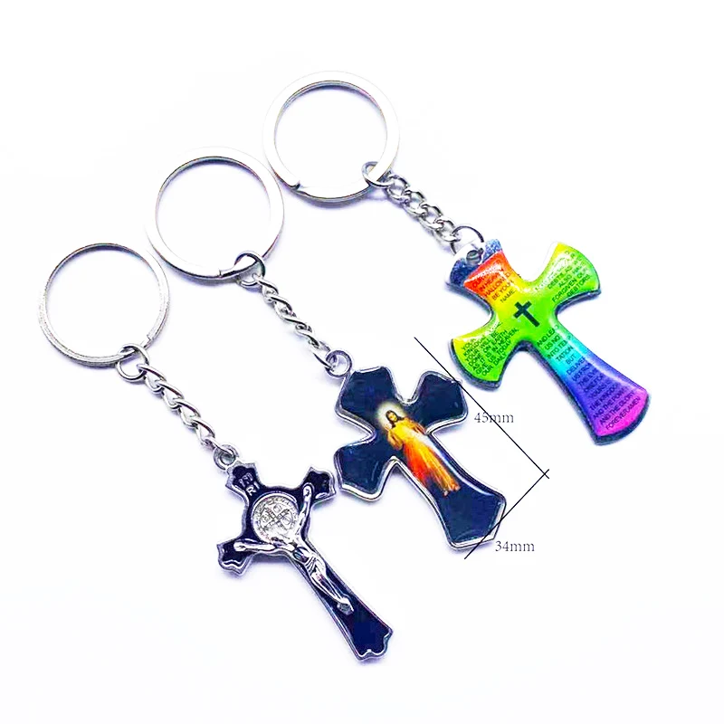 Сент-Иисус брелок с крестом автомобильный подарок | Украшения и аксессуары