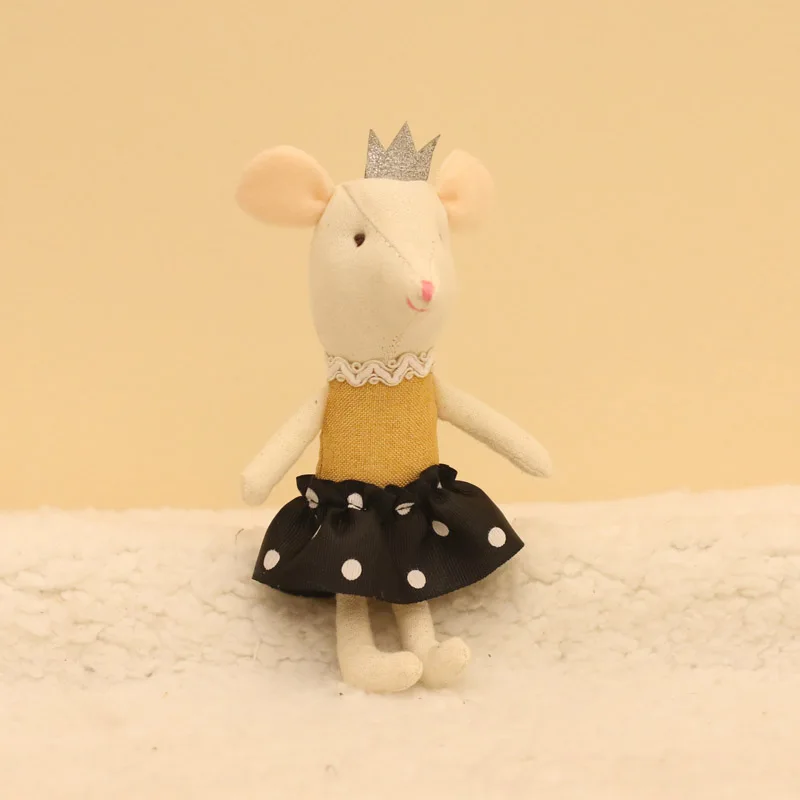 Рождественская семейная кукольная мышь милые набивные куклы-животные детские