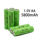 1,5 в AA 5800 мАч Ni-MH перезаряжаемая батарея 1,5 в AA батарея для часов мышей компьютеров игрушек