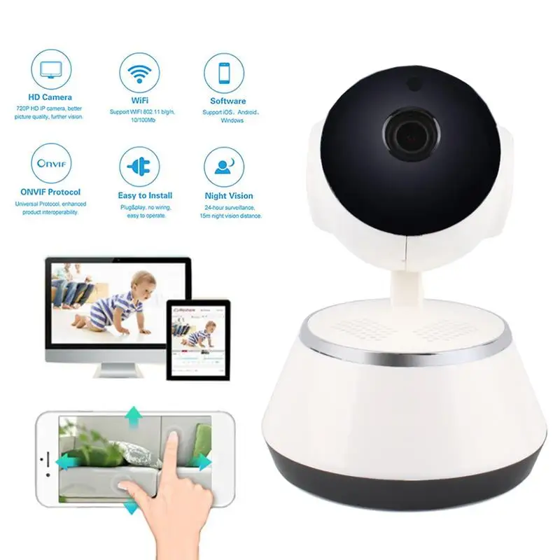 

Беспроводная IP-камера видеонаблюдения, HD 720P, Wi-Fi