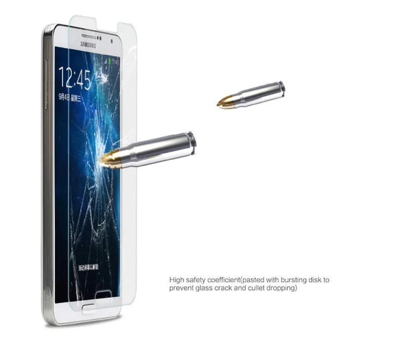2 шт. 9H прозрачное закаленное стекло для Samsung Galaxy Note 3 4 5 2.5D Защитная пленка экрана