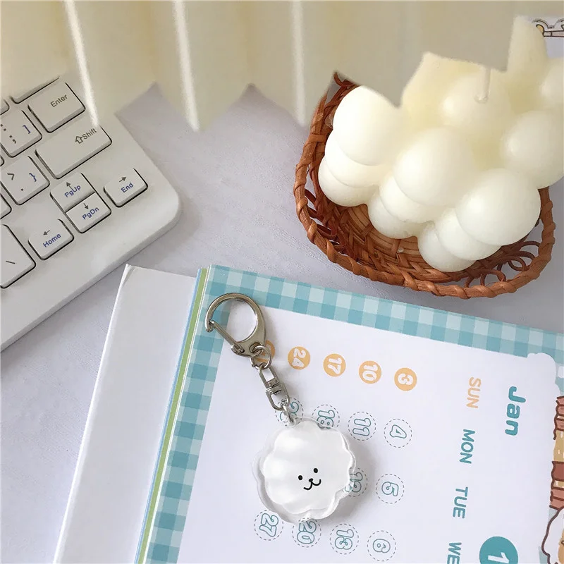Милый мультяшный брелок для ключей в виде щенка корейский стиль Instagram акриловый