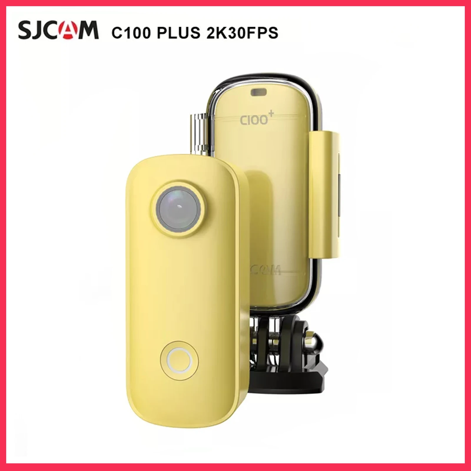 

SJCAM C100 Plus Mini Action Camera Thumb Camera 2K 30FPS H.265 NTK96675 WiFi 30M Waterproof Sports DV Camera Webcam