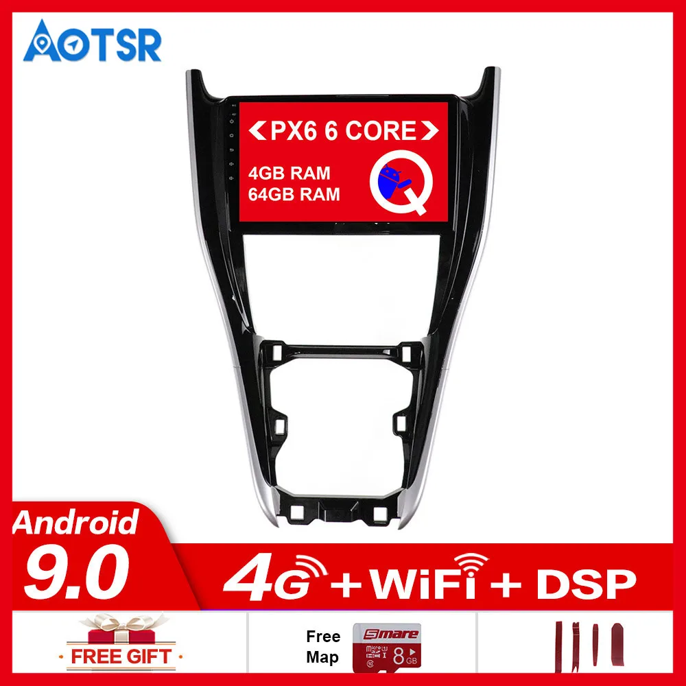 Android система автомобильный мультимедийный плеер для Toyota Harrie 2010-2017 Автомобильный