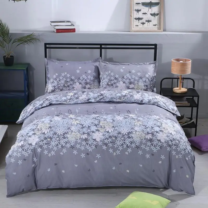 Комплект постельного белья с геометрическим рисунком из 3/4 предметов