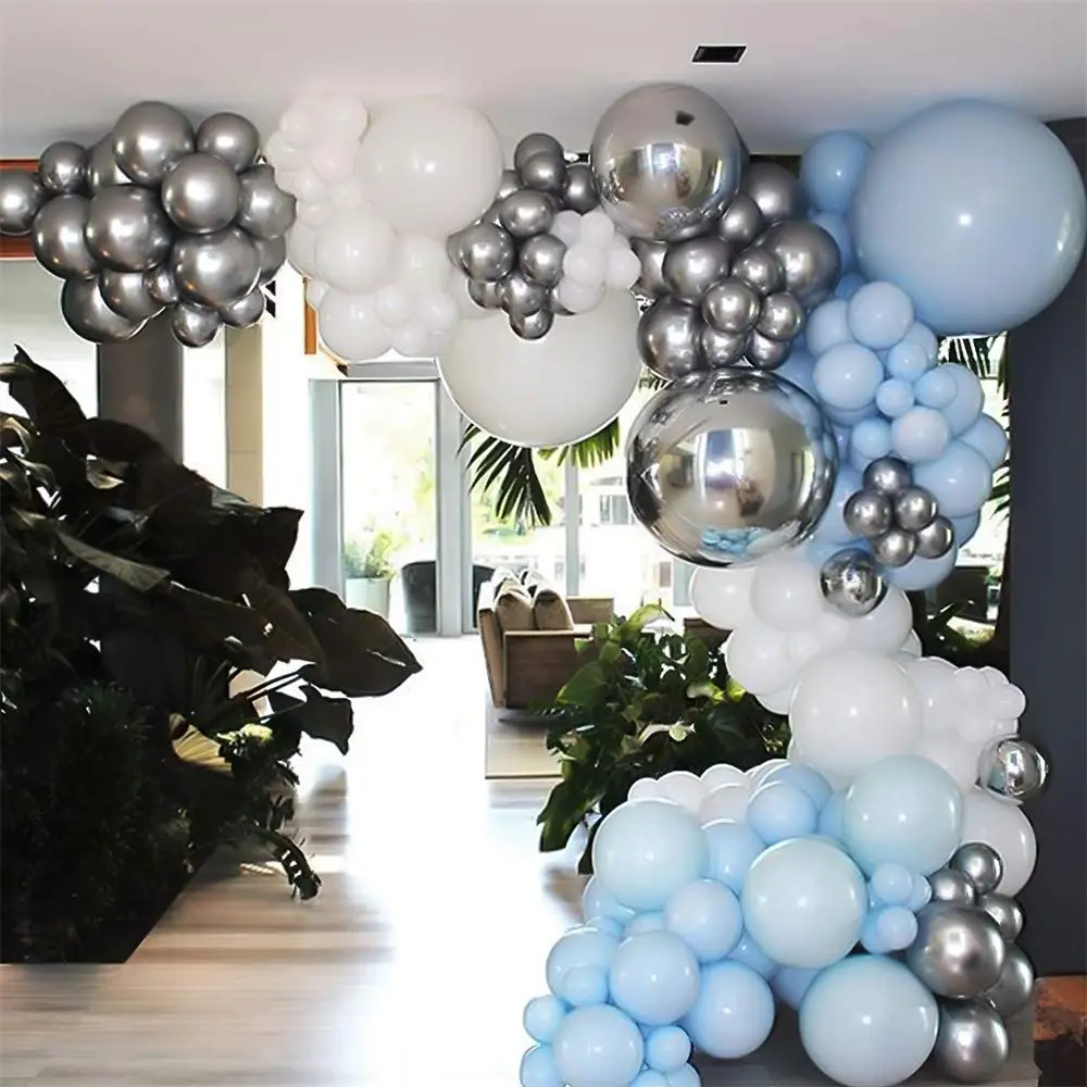 Decoraci&oacute;n Para fiesta de cumplea&ntilde;os, Kit de arco de guirnalda de globos rosa Macaron, globos de l&aacute;tex de oro rosa, boda, Baby Shower, Feliz A&ntilde;o Nuevo 2022-1