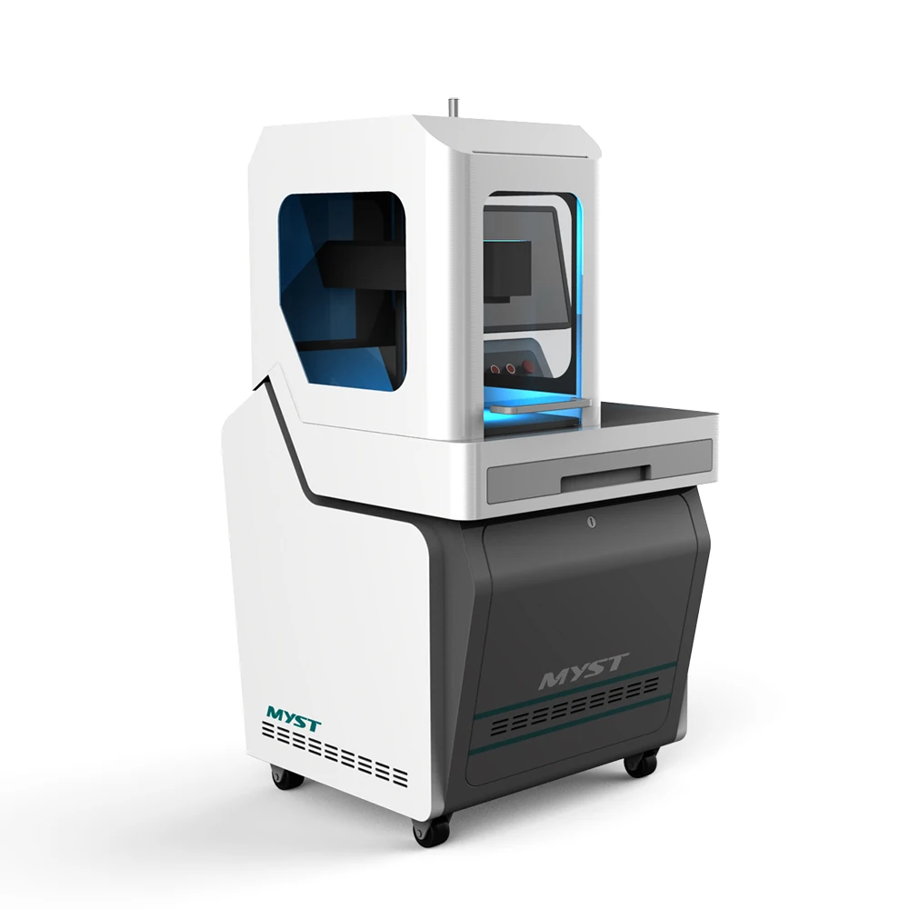 MYST закрытая динамическая крупноформатная лазерная маркировочная машина Synrad Co2