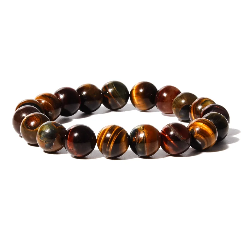 

Natural 6/8/10 mm Tricolor tiger eye bracelet for men and women fashion energy Charm Bracelet Jewelry Gifts