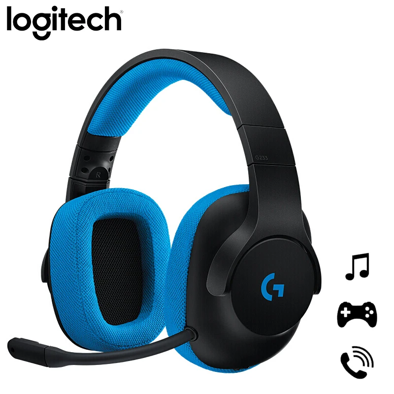 Игровая Проводная гарнитура Logitech G233 наушники с проводным управлением планшеты
