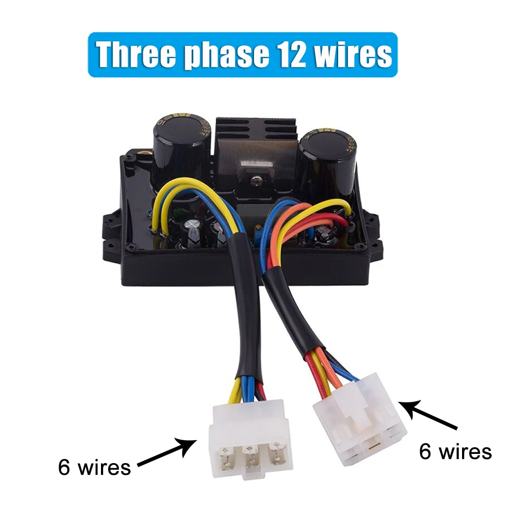 5 кВт 8 кВт сварочный автоматический регулятор напряжения AVR HJ-5K25DH-12 дизельная бензолическая генераторная установка двойного назначения, детали генератора, 12 проводов