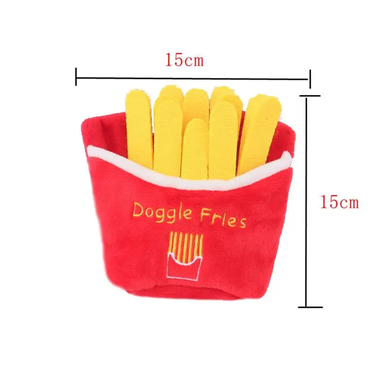

1pc Bite Resistant Dog Plush Toy Creative Food Shape Dog Chew Toy Pet Bite Toys Dog Sound Toys Pet Supplies Dog Favor