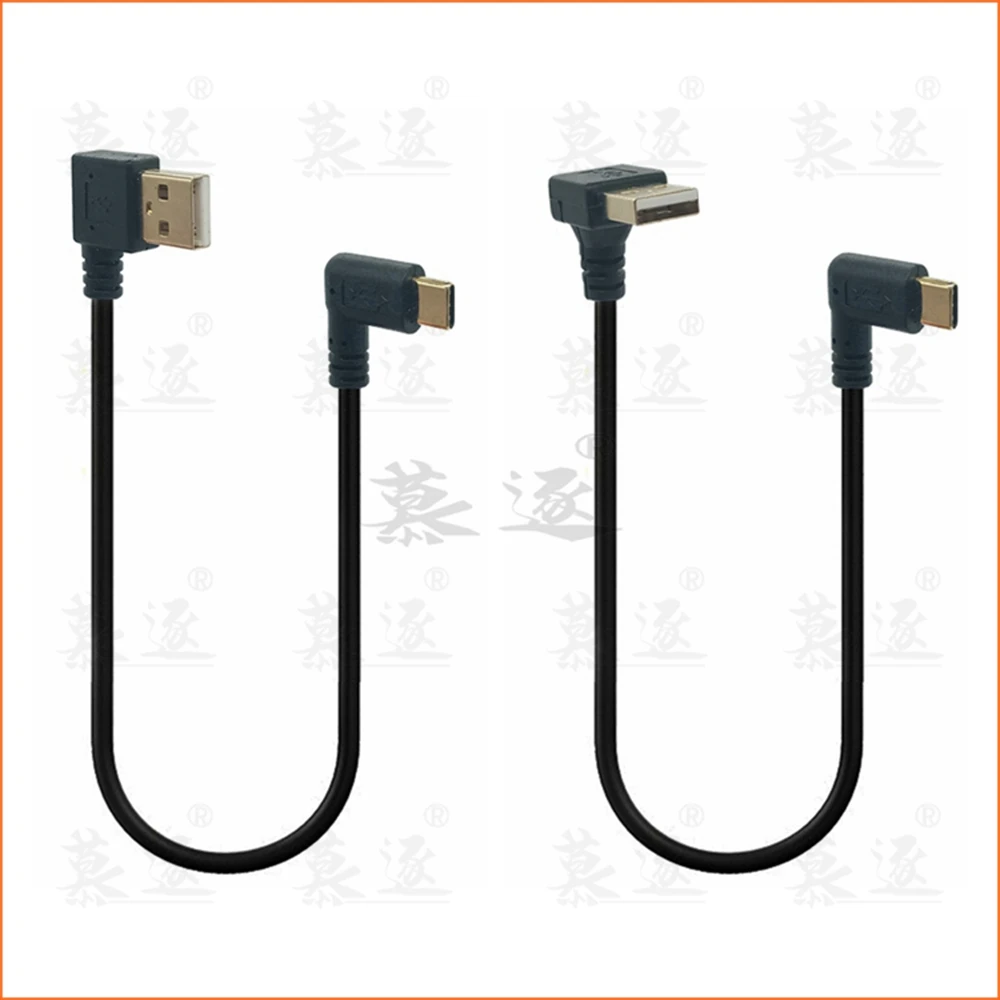 Позолоченный вниз угол USB2.0 (тип A) штекер к USB3.1 C) левый и правый USB синхронизация