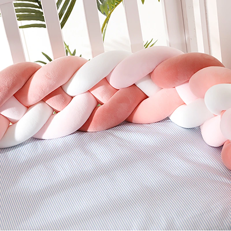 Детские Тканевые постельные принадлежности с узлом детские подушки бамперы