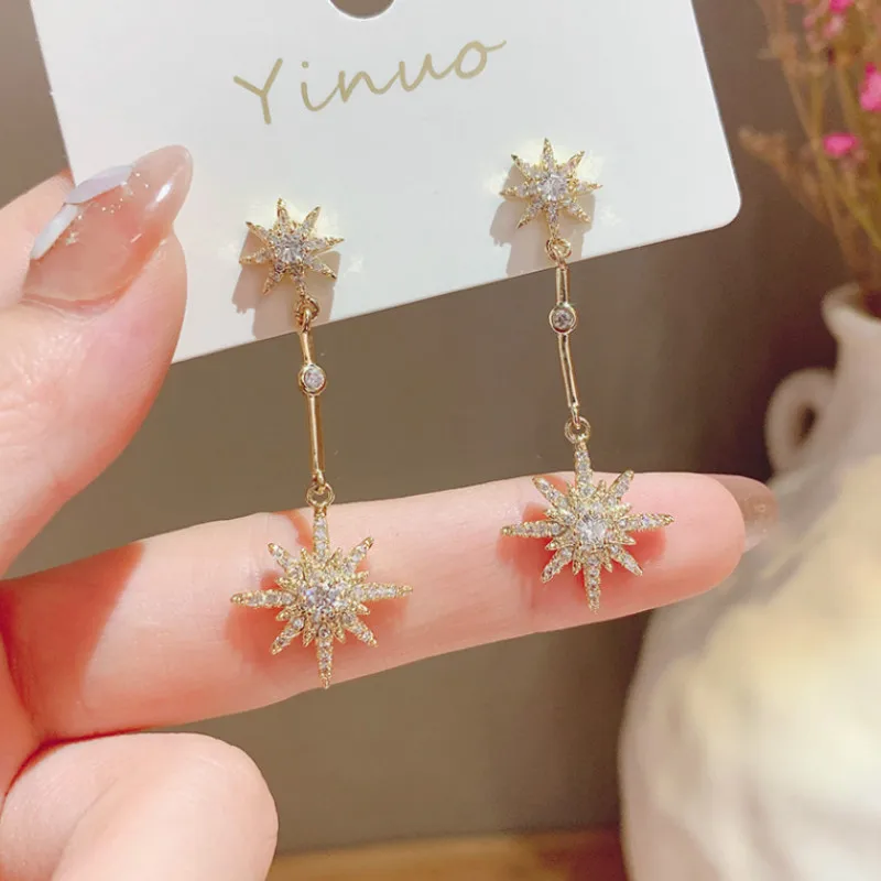 VILAGE новые винтажные металлические серьги золотого цвета солнце Звезда Луна для