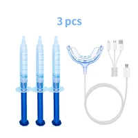 oral hygiene 16 led light mouth tray usb phone triple adapter interfaces 4 ports dental teeth cleaning whitening pen gel