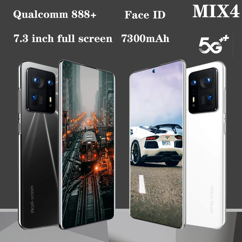 Tel&eacute;fono Inteligente 4G, versi&oacute;n Global, 4 5G, Qualcomm, 888 + 7,3 pulgadas, Android OS 12, 7300mAh, 16GB, 1T, desbloqueado-0