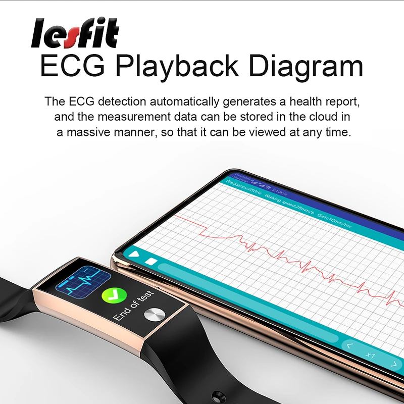Мужской смарт-браслет Lesfit спортивный цифровой браслет для девушек на Android