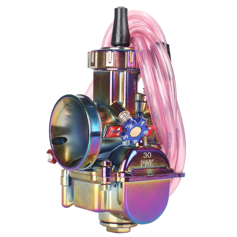 PWK 30mm Универсальный 24 26 28 30 мм PWK МОТОЦИКЛ КАРБЮРАТОР карбюратор для ktm CRF YZF KLX KXF Байк MX Мотокросс по бездорожью Mo - Цвет: PWK 30mm
