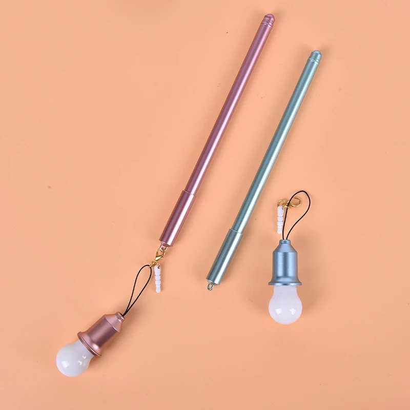 1 шт. Милая гелевая ручка для творчества 0 38 мм лампа светящаяся Пылезащитная