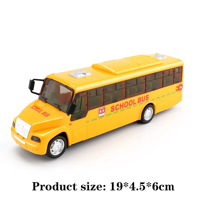 Детская модель школьного автобуса игрушки акустический автомобиль музыкальные