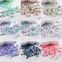 1pack multi size 3 12mm colorful pearls round acrylic imitation flatback pearl beads no hole diy for jewelry making phone art