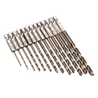 DANIU 13 шт. 1,5-6,5 мм M35 кобальтовое Сверло HSS-Co Набор сверл с шестигранным хвостовиком 14 дюйма Новинка