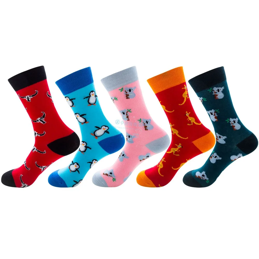 

Fashion The Penguin Kangaroo Funny Socks Women Autumn Winter Animals Series Kawaii Socks Cotton for Ladies 112804