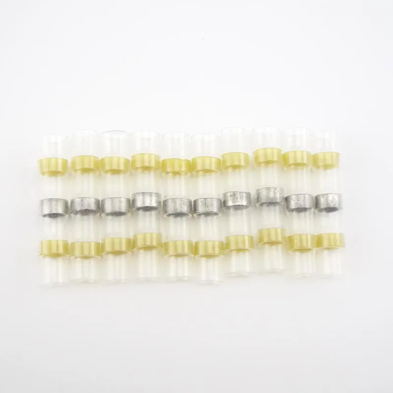 

10pcs 26-10AWG Heat Shrink Connector Fast Butt Terminals Tube Insulated Waterproof Electrical Solder Seal Wire Soldering Sleeve