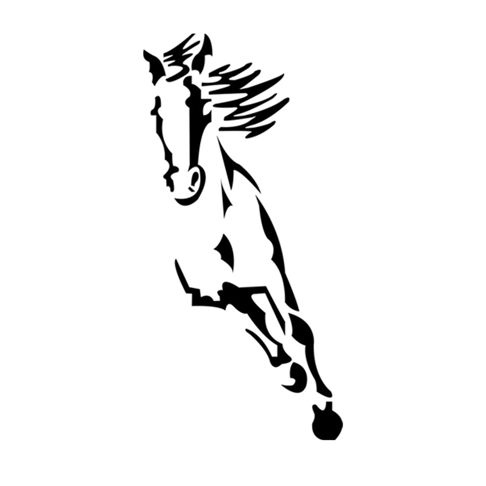 

Galloping Horse Mirror Wall Sticker Modern Creative Design Wall Decals 3D Acrylic Mirror Surface Living Room Decor 45x92cm TB