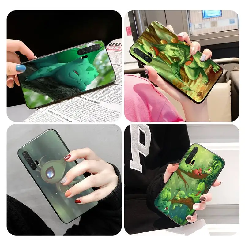 Чехол для телефона Pokemons Bulbasaur Fire Type чехол Huawei Honor10 View9/10/20/V30Pro Honor8X