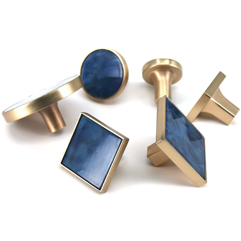 1 шт. круглая квадратная узор из латуни комод ящиков Ручки рукоятки ручки/шкаф