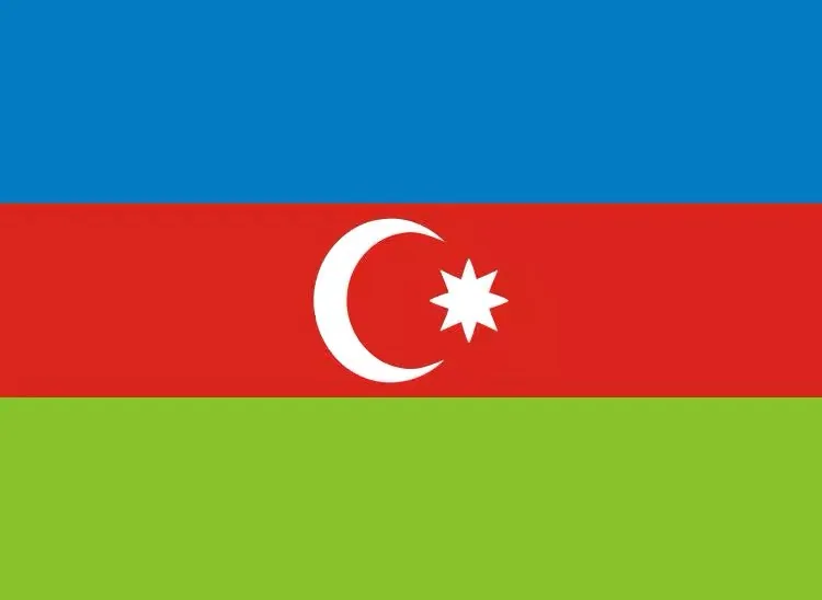 Азербайджан 90*150 см Флаг висящий Национальный флаг для домашнего декора|Флаги