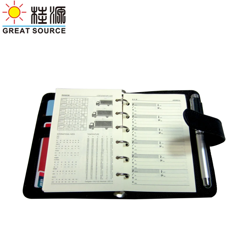 Noteapd планировщик A7 застежка для блокнота 2020 Цвет 6 колец блокнот calenda|planner a7|a7 binder6