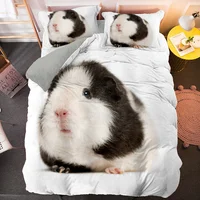 Комплект постельного белья с принтом морской свиньи #1