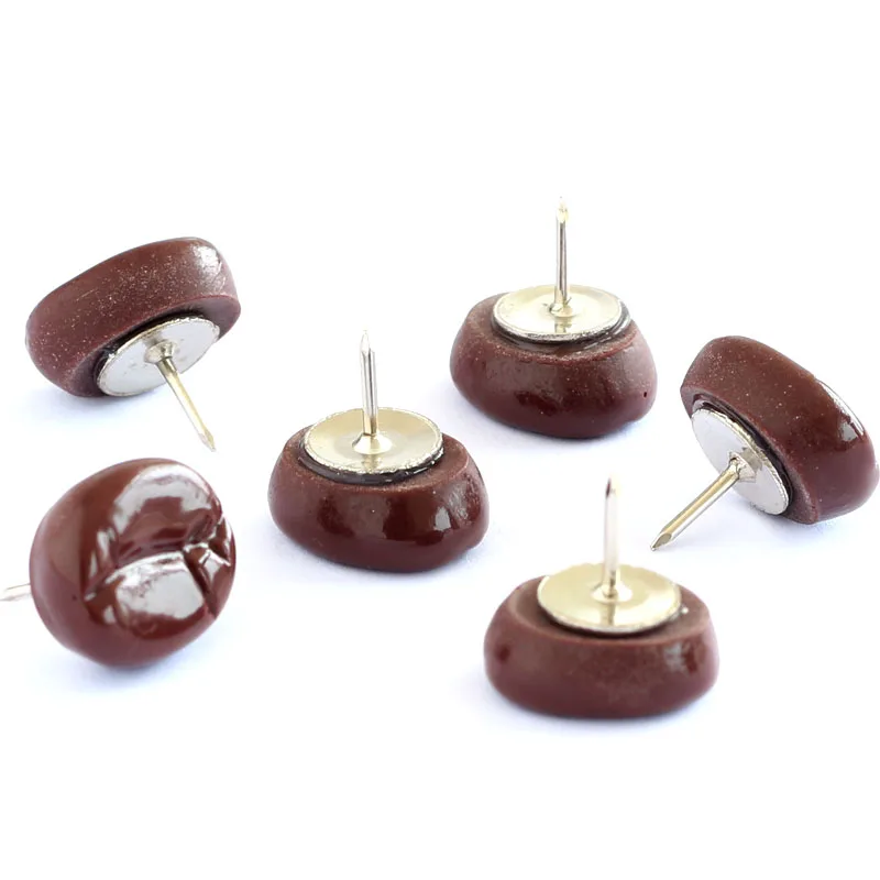 6 шт. пластиковые штифты Мини Декоративные пробковая доска штифт для стены