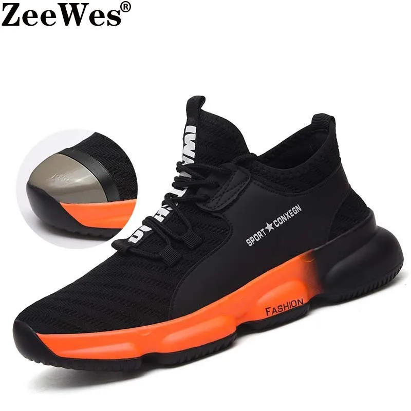 2019 модная Новая выставка Мужская Рабочая обувь на открытом воздухе защитная со