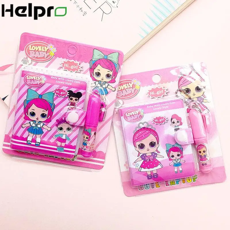 1 Набор LOL кукольная записная книжка с шариковой ручкой Kawaii Девушка Дневник для