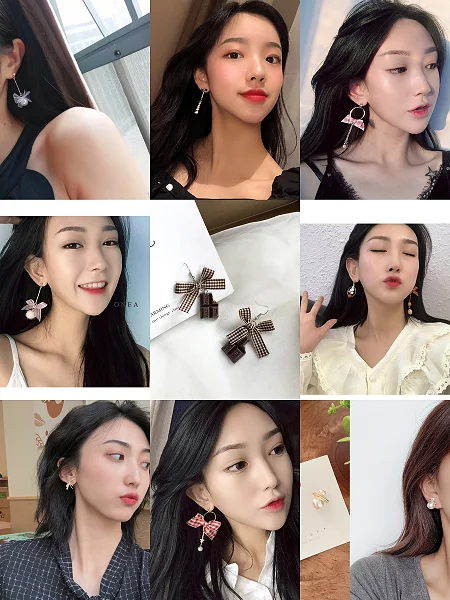 2019 новые летние брендовые дизайнерские серьги ручной работы с бантом и лентой