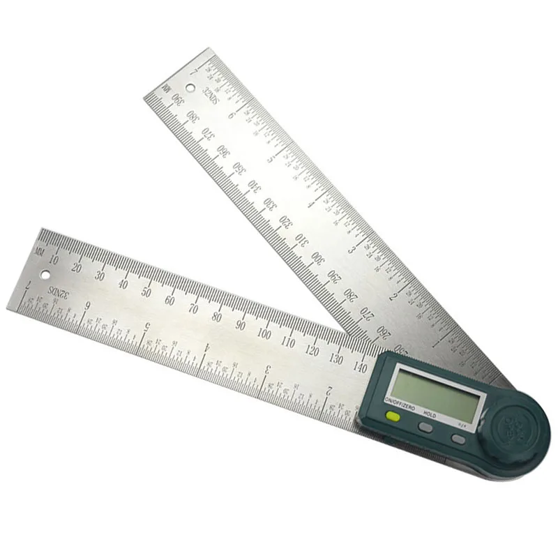 Электронный угломер 200 мм 8 дюймов цифровой транспортир из нержавеющей стали