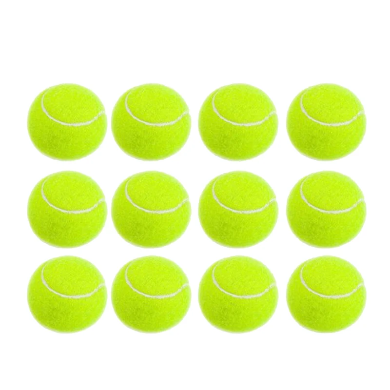 

Теннисные мячи, резиновые теннисные мячи, высокая эластичность 1,3 метров, 12 шт.