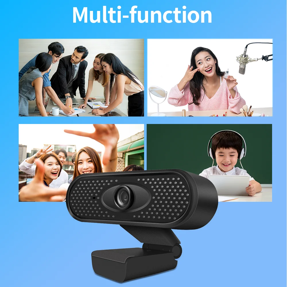 USB 2 0 веб-камера 1080P Full HD со встроенным микрофоном Автофокус ПК Компьютерная