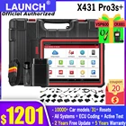 Диагностический сканер LAUNCH X431 Pro3s Plus, диагностический инструмент для диагностики с диагностикой 10,1 дюйма, 2 года бесплатного обновления, скидка 30 + сброс